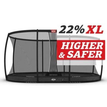 Berg Grand Champion InGround 520 Szürke + védőháló Deluxe DLX XL kép