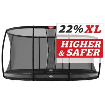 BERG Grand Elite InGround 520 Szürke + védőháló Deluxe DLX XL kép