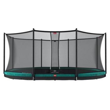 BERG Grand Favorit InGround 520 zöld + Comfort védőháló