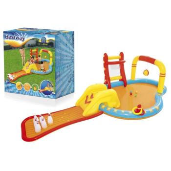 Bestway felfújható vízi játszótér 435x213x117 cm kép