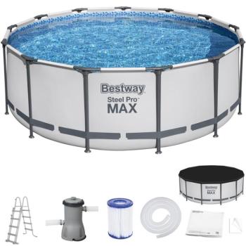 Bestway Steel Pro medence 369x122cm 8 az 1-ben kép
