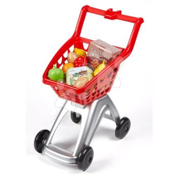 Bevásárlókocsi szupermarketbe 100% Chef Écoiffier élelmiszerekkel 18 hó-tól kép