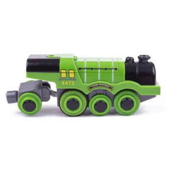 Bigjigs Rail elektromos mozdony Flying Scotsman zöld kép