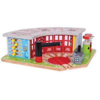 Bigjigs Rail Exkluzív depó 5 vonat számára kép