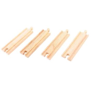 Bigjigs Rail Közepes egyenes sínek 16 cm 4 db kép