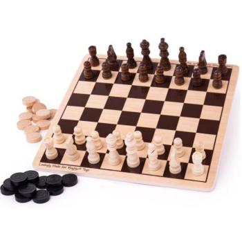 Bigjigs Toys Fa sakk és dáma kép