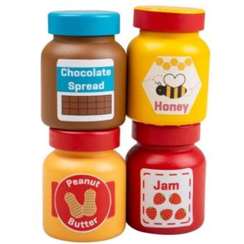 Bigjigs Toys Fából készült snack készlet kép