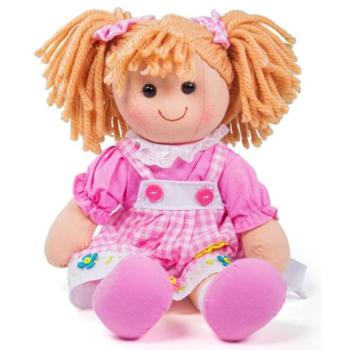 Bigjigs Toys Fabric baba Eva 34 cm kép