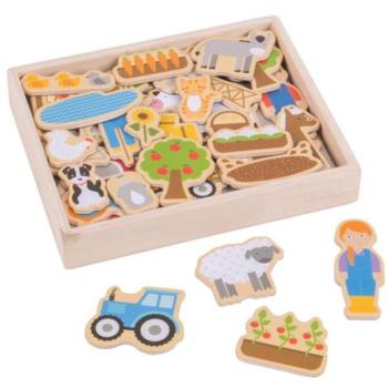 Bigjigs Toys Farm mágnesek kép
