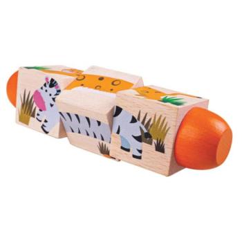 Bigjigs Toys Motorizált hengerélet a dzsungelben kép