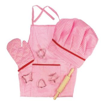 Bigjigs Toys Pink séf készlet kép