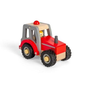 Bigjigs Toys Tractor piros kép