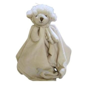 BK MACK BABY RUG plüss bárány fehér sállal (30cm) ajándékdobozban Bukowski Design kép