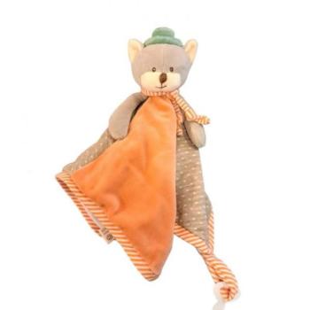 BK REMI BABY RUG mzanáčik zöld kalappal (30x30 cm) ajándékdobozban kép