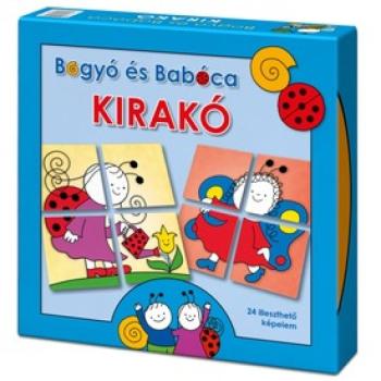 Bogyó és Babóca Kirakó 2 x 4 darabos puzzle kép