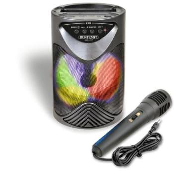 Bontempi Vezeték nélküli hangszóró mikrofonnal és RGB háttérvilágítással kép
