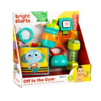 BRIGHT STARTS Ajándékkészlet a koordináció és az érzékek fejlesztésére Off to the Gym™, 3m+ kép
