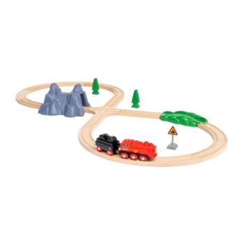 Brio Vonatpálya gőzmozdonnyal kép