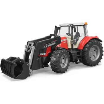 Bruder traktor MASSEY FERGUSON 7624 homlokrakodóval kép