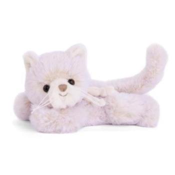 BUKOWSKI Cosy Cats ezüst macska 18 cm