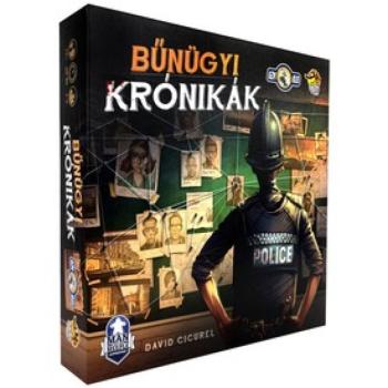 Bűnügyi krónikák társasjáték kép
