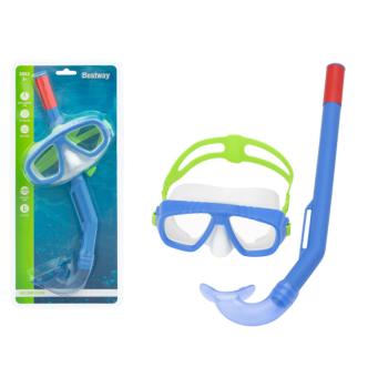 Búvárszemüveg és snorkel kék kép