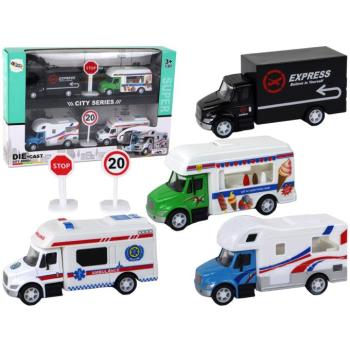 Camper Truck Sürgősségi fagylaltkocsi súrlódó hajtással 1:87 A kép