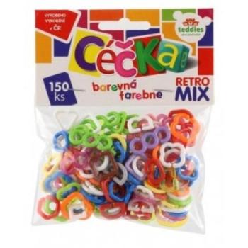 Céčka színes 150 db retro mix műanyag zacskóban kép