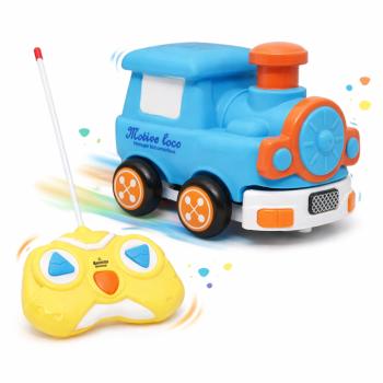 ChooChoo Buddy távirányítós játék vonat gyerekeknek – vidám RC mozdony kicsiknek, fejlesztő játék 13×10×11 cm (BBJ) kép