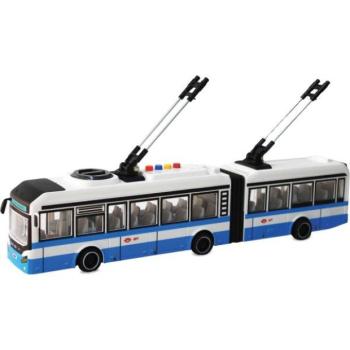 CITY SERVICE CAR - 1:16 Csuklós trolibusz - kék lendkerekes hangokkal kép