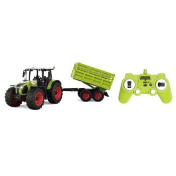 Claas traktor utánfutóval RC távirányítós 43,6 cm kép
