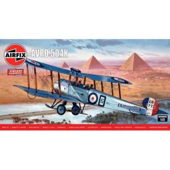 Classic Kit VINTAGE repülőgép A01085V - Avro 504K (1:72) kép