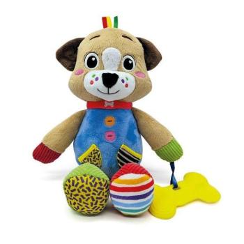 Clemmy baby - Az első plüssöm - Peti kölyökkutya ajándék. kazettában