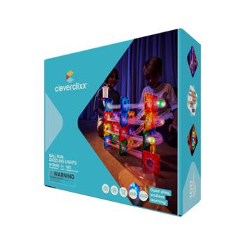 Cleverclixx Golyópálya Dazzling Lights Pack Intense – 100 db kép