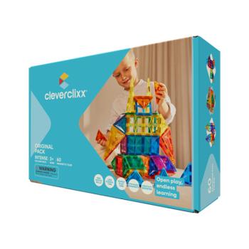 Cleverclixx Mágneses építőkészlet Original Pack Intense – 60 db kép