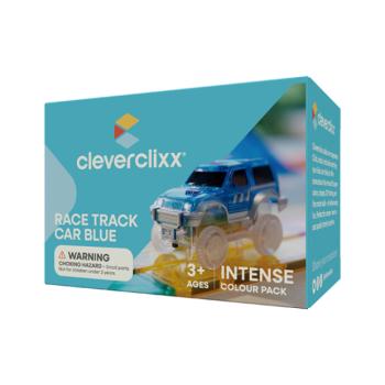 Cleverclixx Mágneses versenypálya - Kék autó – 1 darab