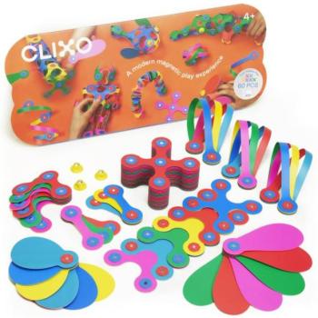 CLIXO Super Rainbow - mágneses építőkészlet 60 darab kép