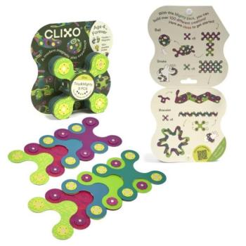 CLIXO Tiny and Mighty Dino - mágneses építőkészlet 9 darab kép