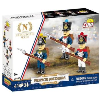 Cobi 20090 Napoleon - Francia katonák, 3 figurák kiegészítőkkel, 41k kép