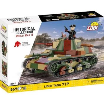 Cobi 2661 Lengyel könnyű tank 7TP - II. világháború 1:28