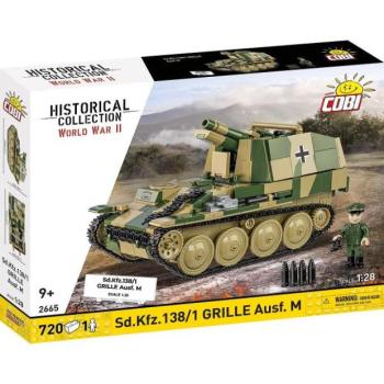 Cobi 2665 II. világháború Sd.Kfz. 138/1 GRILLE Ausf. M, 1:28, 724 k, 1 f kép