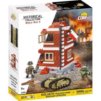 Cobi 2680 II WW GOLIATH könnyű teherhordó, Varsói felkelés, 1:28, 311 k, 2 f kép