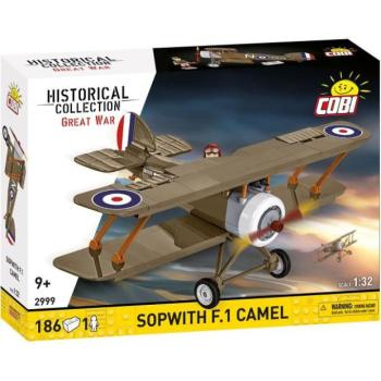 Cobi 2999 Nagy Háború SOPWITH F.1 CAMEL, 1:32, 186 k, 1 f kép