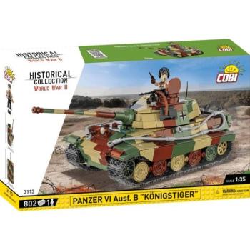 Cobi 3113 II. VH Panzer VI Ausf. B Königstiger, 1:35, 802 d, 1 f kép