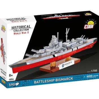 Cobi 4854 II. világháborús német csatahajó Bismarck 1:700 kép