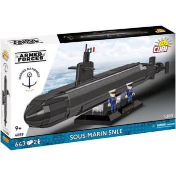 Cobi 4859 Fegyveres Erők Tengeralattjáró SNLE 4 az 1-ben, 1:300, 643 d, 2 f kép