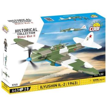 Cobi 5745 II WW Ilyushin Il-2 Sturmovik, 1:32, 636 k, 2 f kép