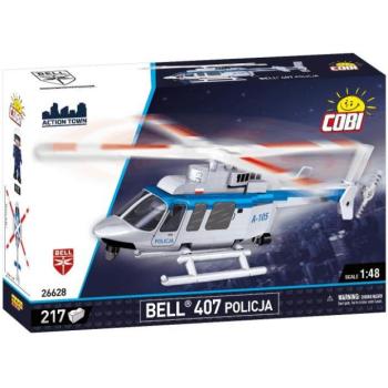 Cobi Action Town 26628 Polgári többcélú helikopter Bell 407 1:48 kép