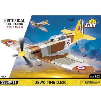 Cobi II WW Dewoitine D.520, 1:32, 335 k, 1 f kép