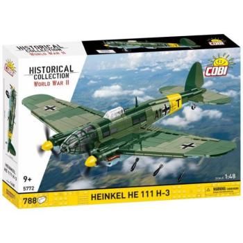 Cobi II WW Német közepes bombázó HEINKEL HE 111 H-3, 1:48 kép